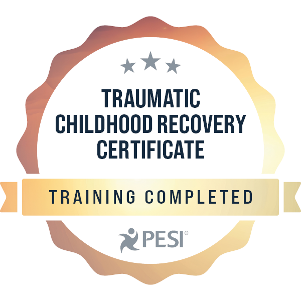 Traumatic Childhood Recovery Certificate badge